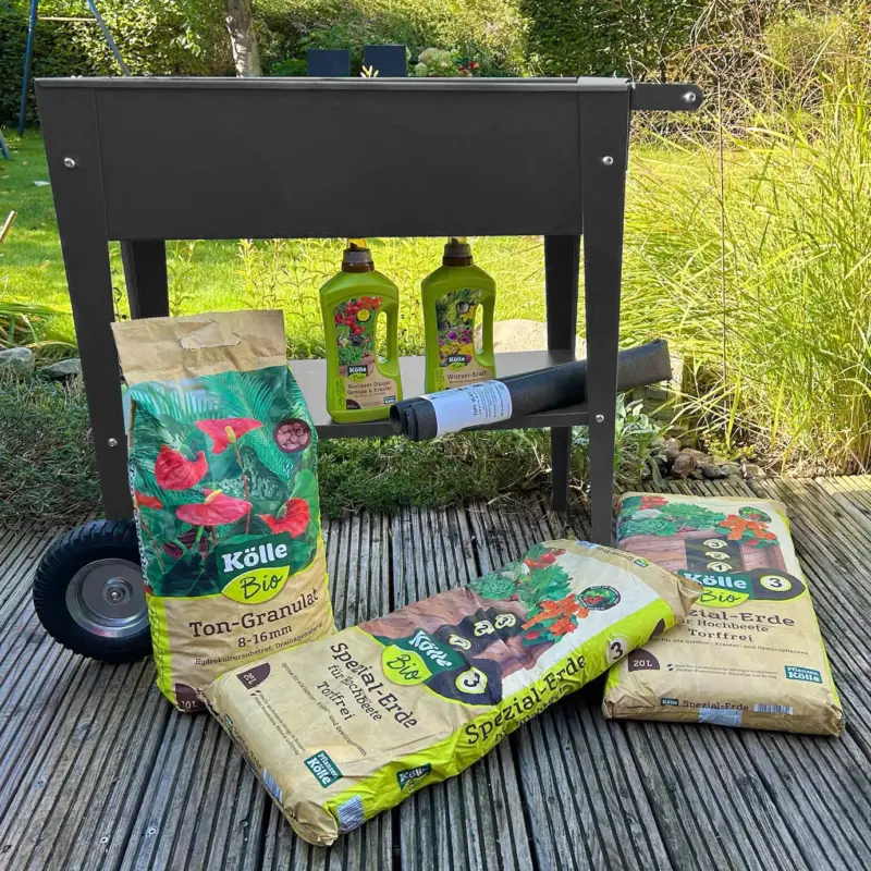 Metall-Hochbeet Starter-Set, 75 x 35 x 80 cm Jetzt Bestellen