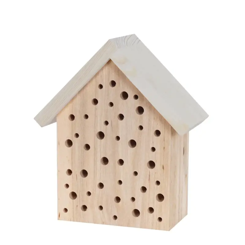 Insektenhotel, grau, Erle/Kiefer, 18 x 9 x H 23 cm Neue Ware