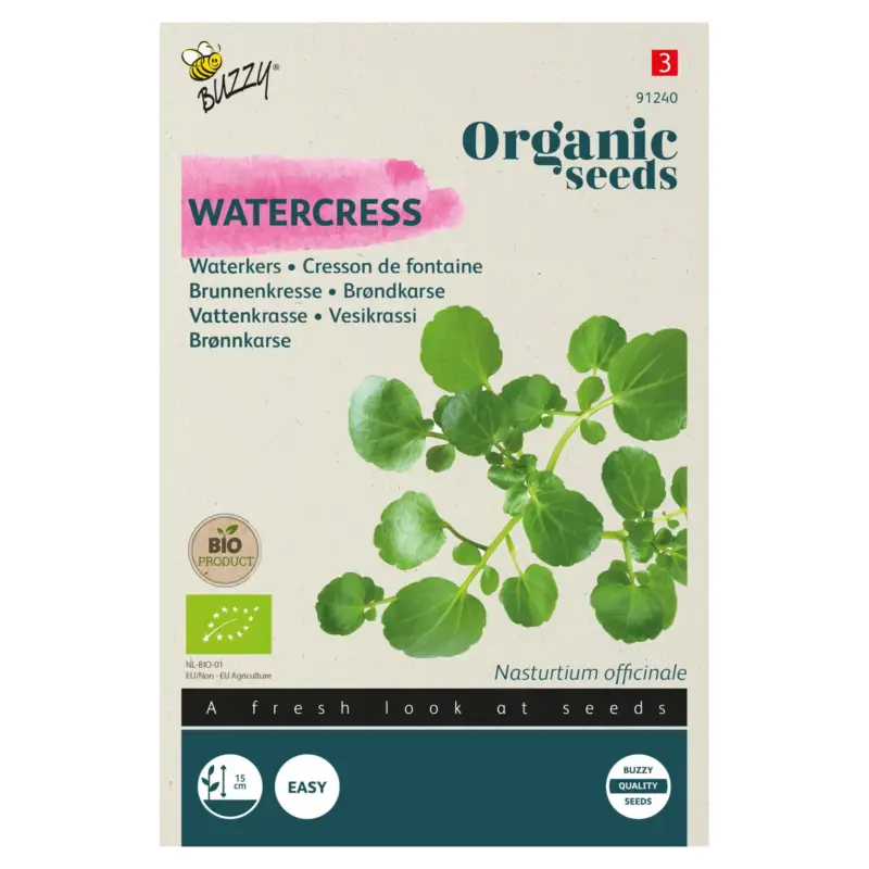 Bio-Saatgut Brunnenkresse Neuheit