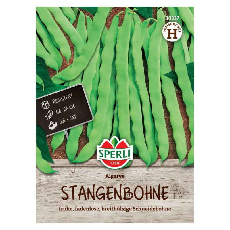 Saatgut Stangenbohne 'Algarve' Abverkauf