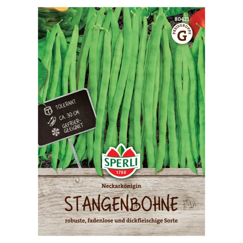 Saatgut Stangenbohne 'Neckarkönigin' Wochenendangebot
