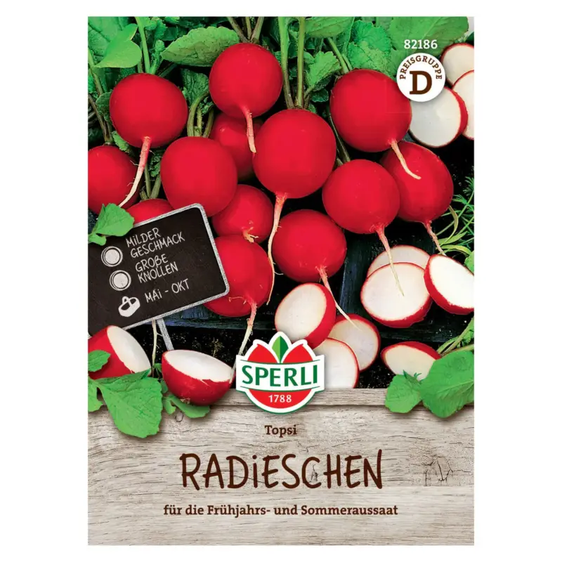 Saatgut Radieschen 'Topsi' Abverkauf