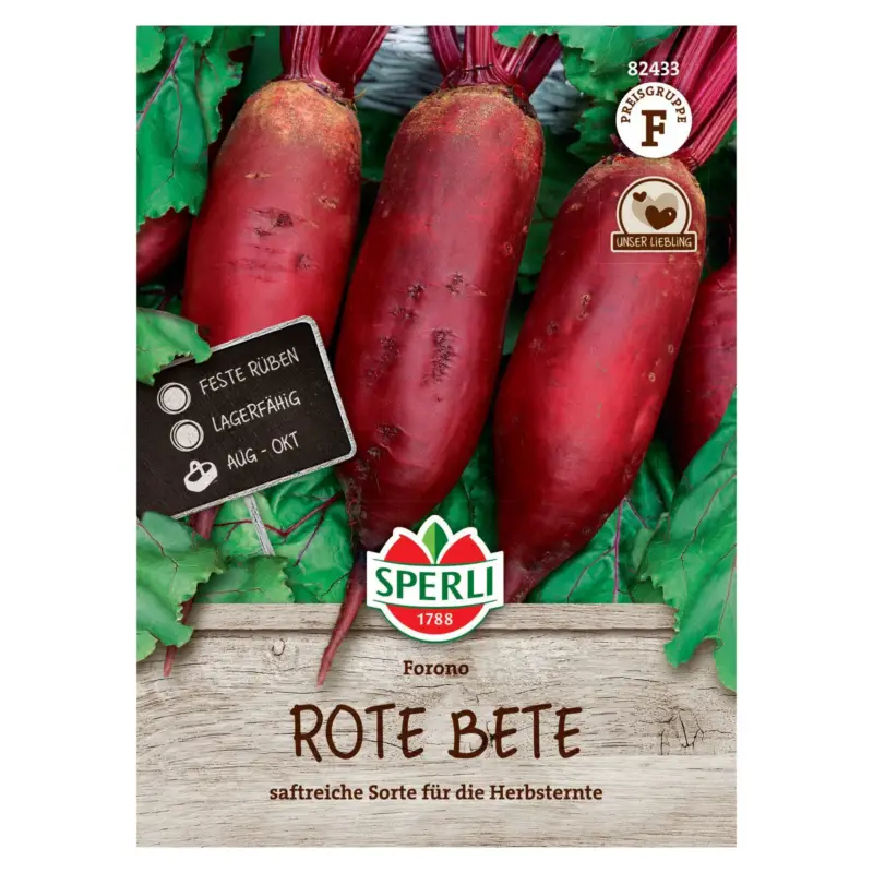 Saatgut Rote Beete 'Forono' Preisknaller