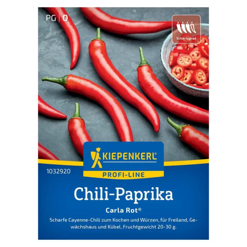 Schnäppchen Saatgut Chili-Paprika 'Carla Rot'