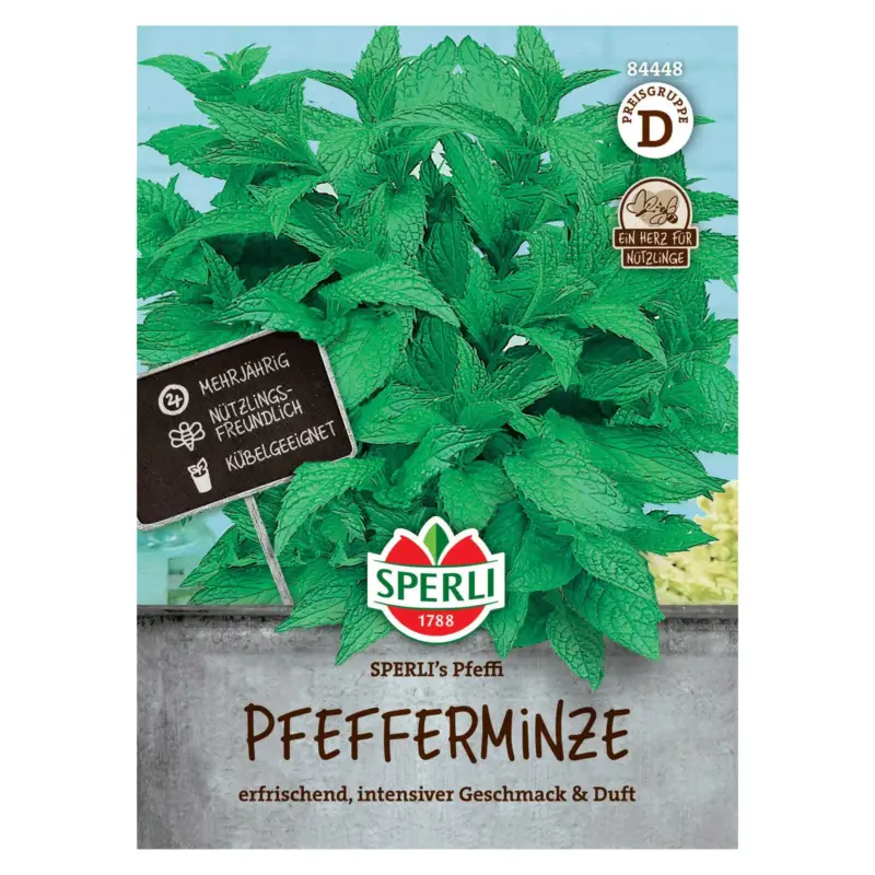 Saisonangebot Saatgut Pfefferminze 'Sperli’s Pfeffi'