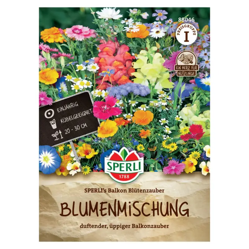Blumenmischung 'Sperli’s Balkon' Rabatt