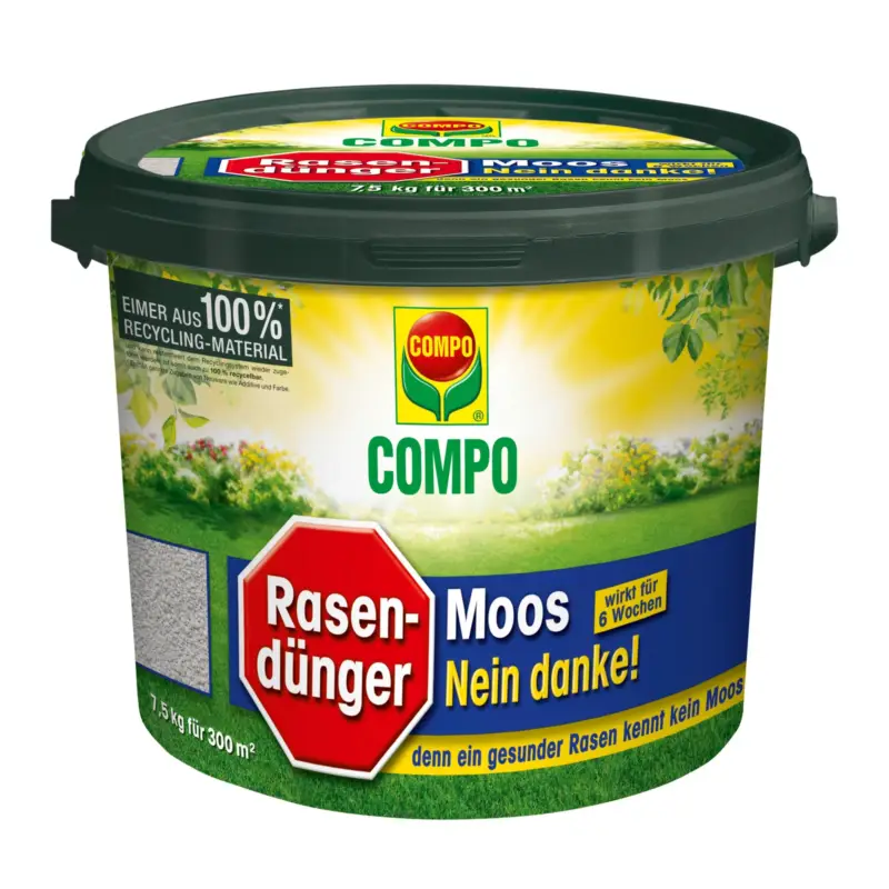 Compo Rasendünger Moos – Nein danke!, 7,5 kg Kracherpreis