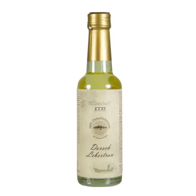 Direktkauf Dr. Clauder's Barf Dog Reiner Dorschlebertran, 250 ml