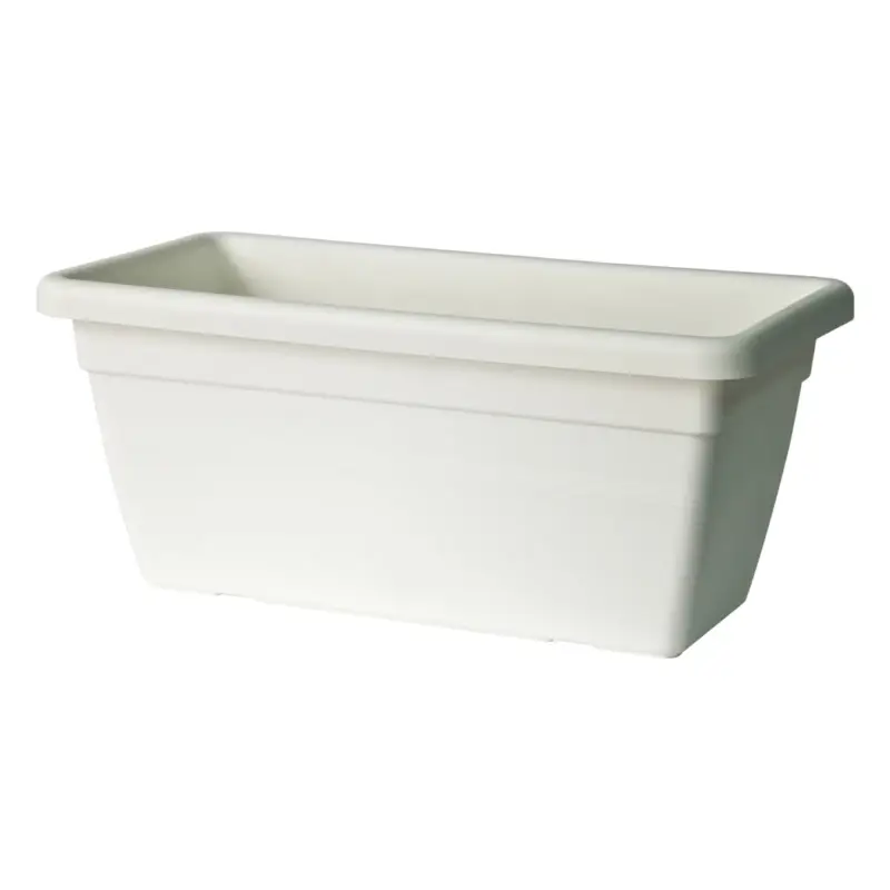 Euro 3 Plast Pflanzkasten 'Akea', weiß, ca. 50 x 28 x H 22 cm Jetzt Kaufen
