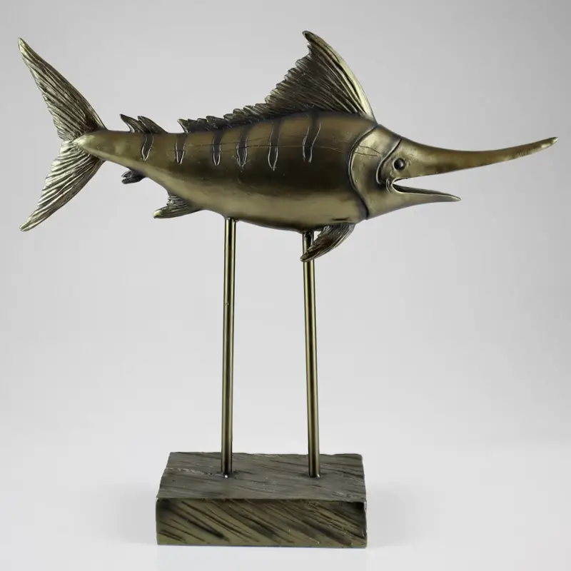 Top-Angebot Dekofigur Schwertfisch, schwarz, H36,5 x L39 cm
