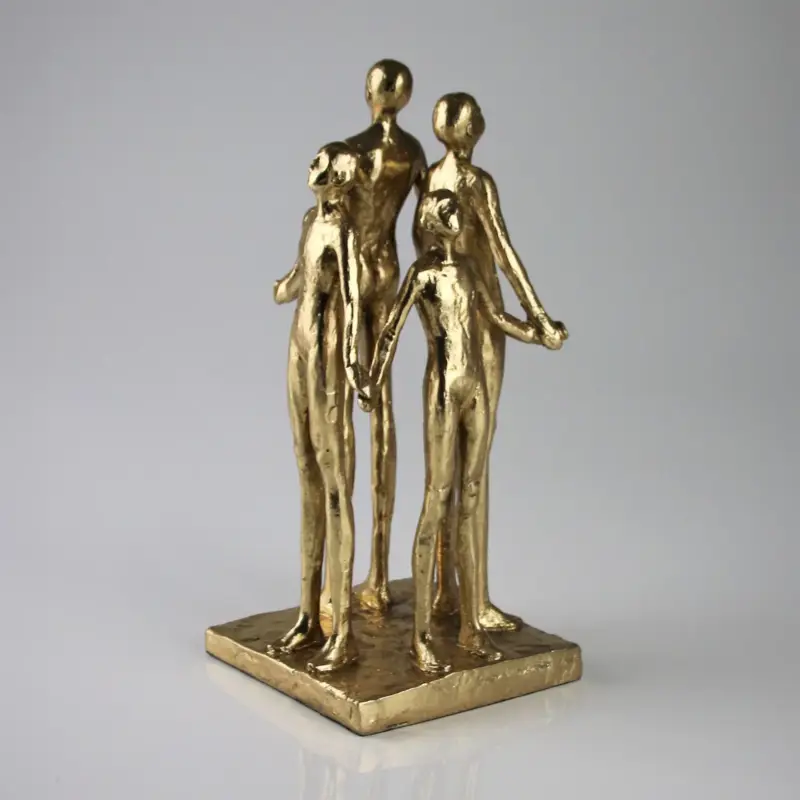 Meistverkauft Dekofigur 'Menschen', gold, Höhe ca. 24,5 cm