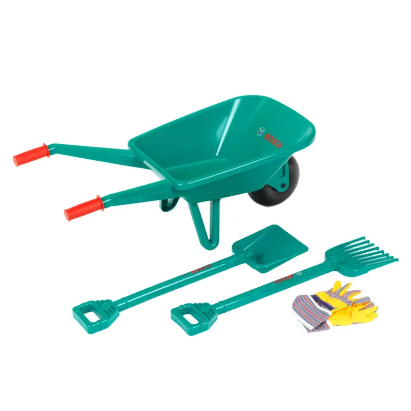 Bosch-Gartenset für Kinder mit Schubkarre, 4 teilig Letzte Chance