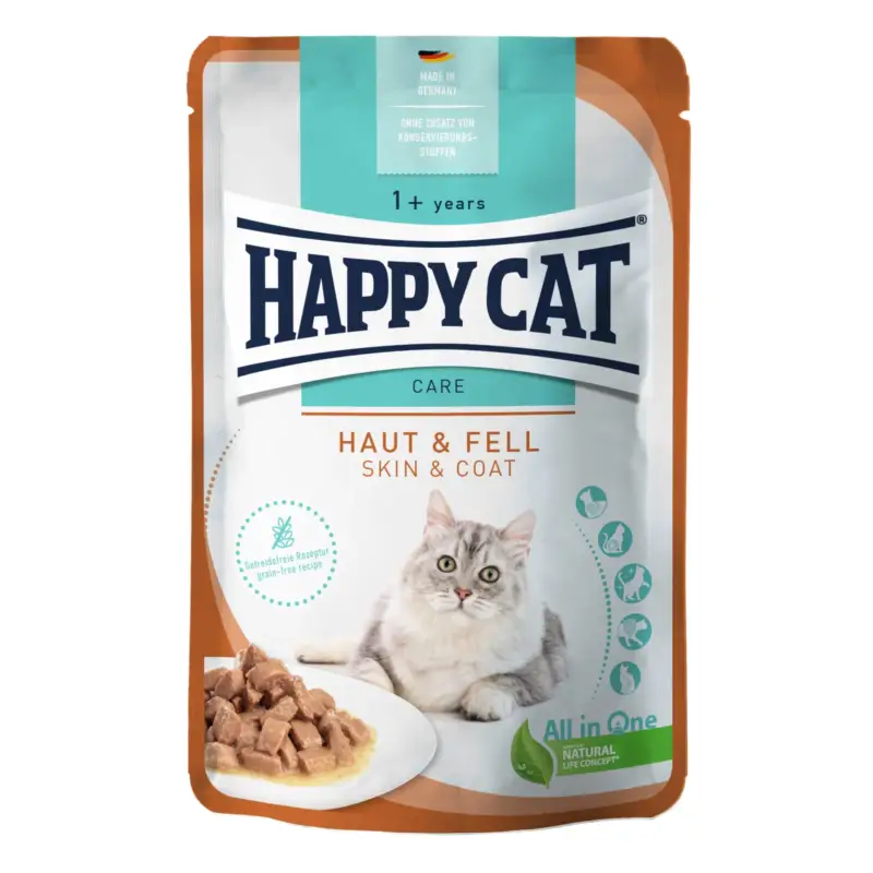 Top-Preis Nassfutter, Happy Cat PB Sensitive, Haut und Fell in Soße, 85 g