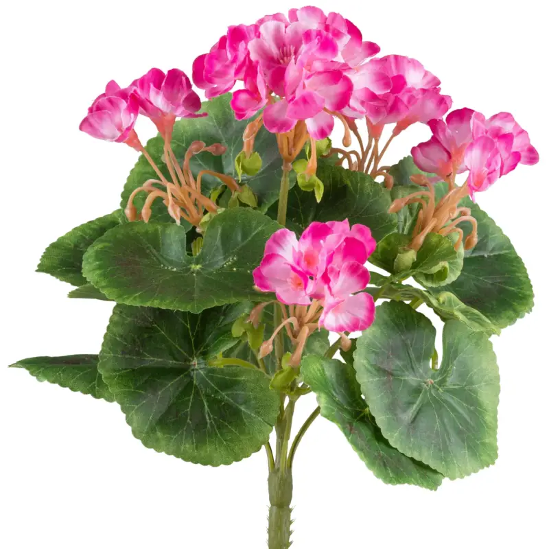 Saisonangebot Kunstpflanze Minigeranie, pink, Höhe ca. 24 cm