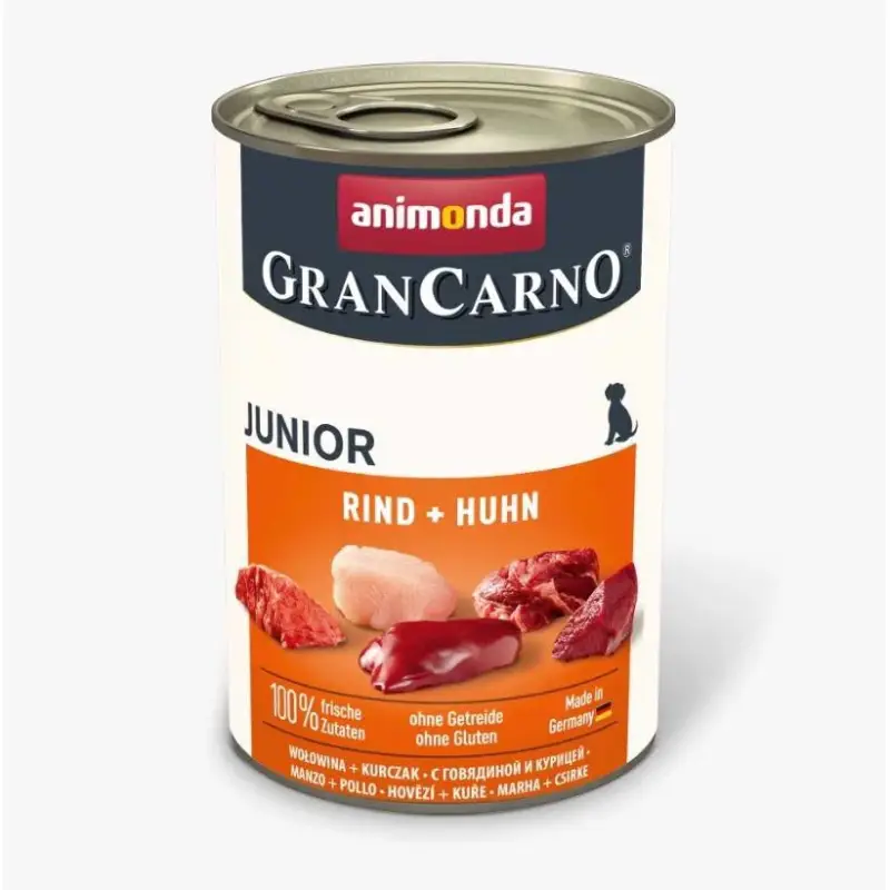 Animonda, Gran Carno Junior Rind und Huhn, 400 g Begrenztes Angebot