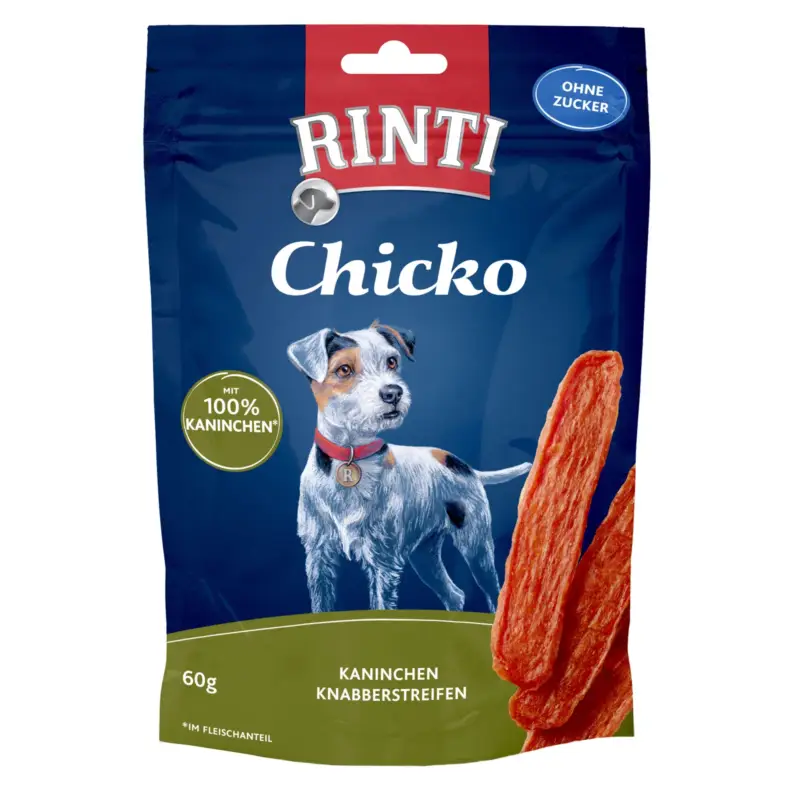 Finnern Rinti Extra Chicko, Kaninchen, 60 g Neu