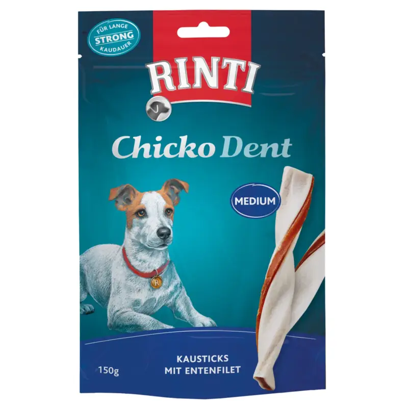 Rinti Extra Snack Chicko Dent, Ente, 150 g Neue Ware