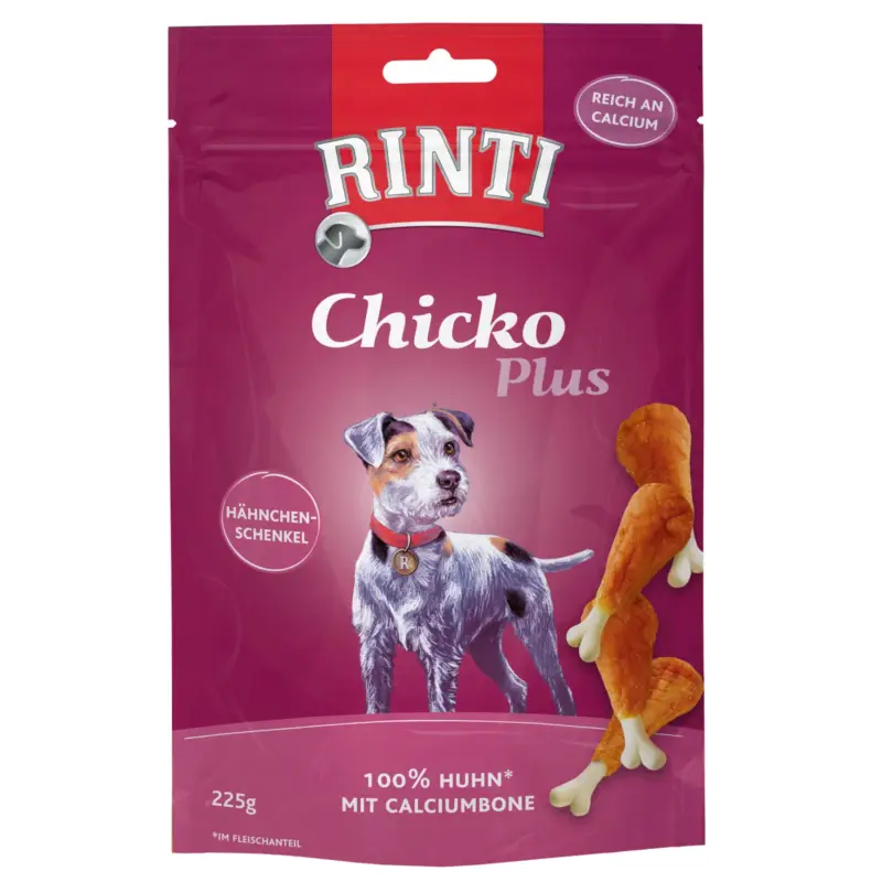 Rinti Snack Chicko Plus, Hähnchenschenkel , 225 g Preisreduziert