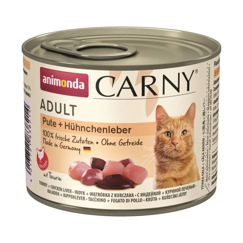 Billig Animonda Cat, Carny Adult Pute und Hühnchenleber, 200 g