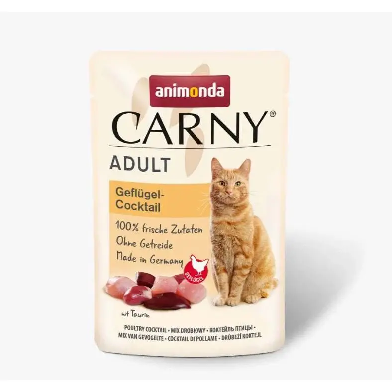 Preis Gesenkt Animonda Cat Carny Adult, Geflügel-Cocktail, 85 g
