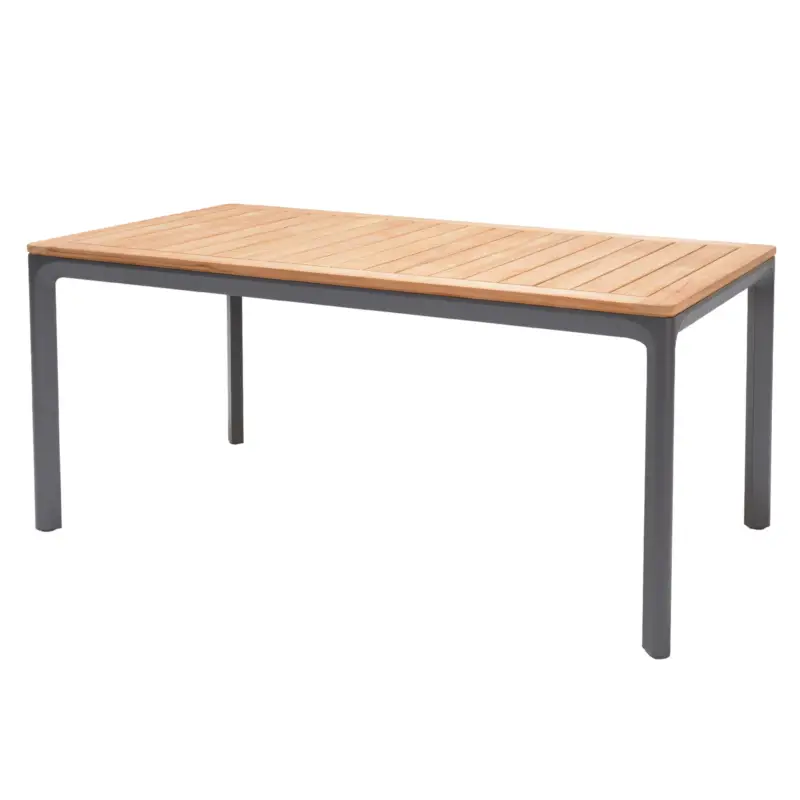 ScanCom Tisch 'Dalgas', grau/braun, ca. 160 x 90 x H 75 cm Markenprodukt