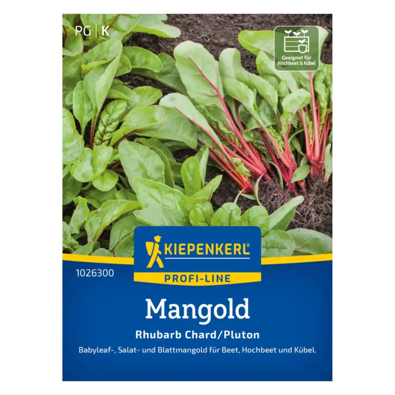 Kiepenkerl Saatgut Mangold 'Rhubarb Chard/Pluton', rot Meistverkauft