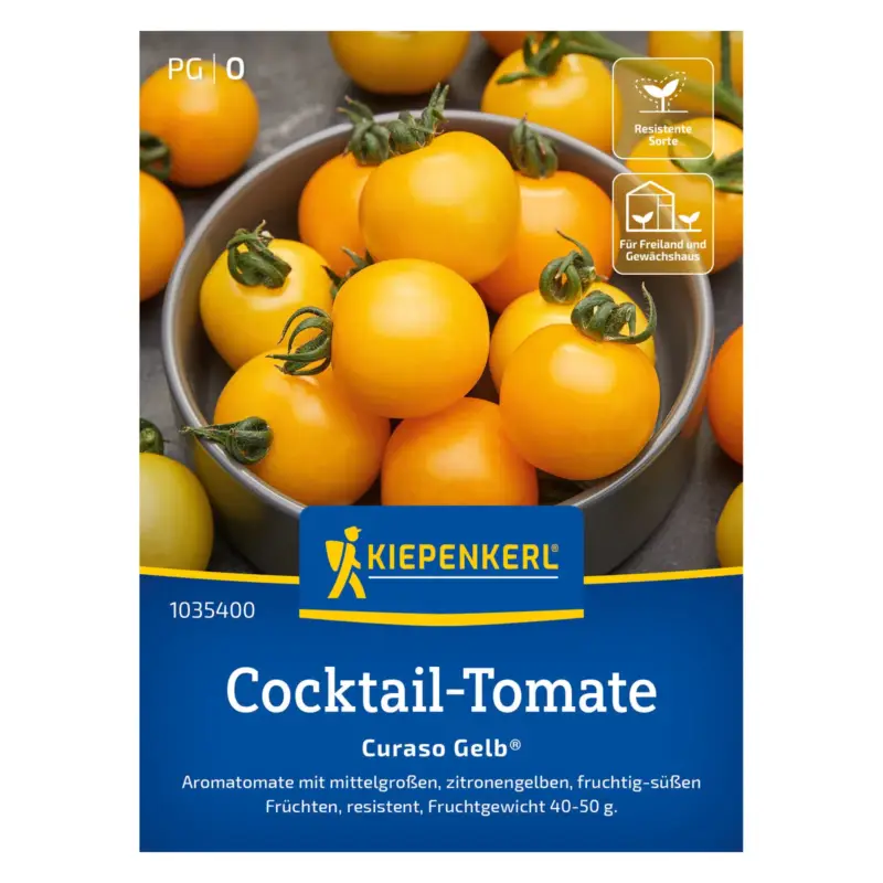Kiepenkerl Saatgut Cocktailtomate 'Curasco Gelb®', gelb Must-Have
