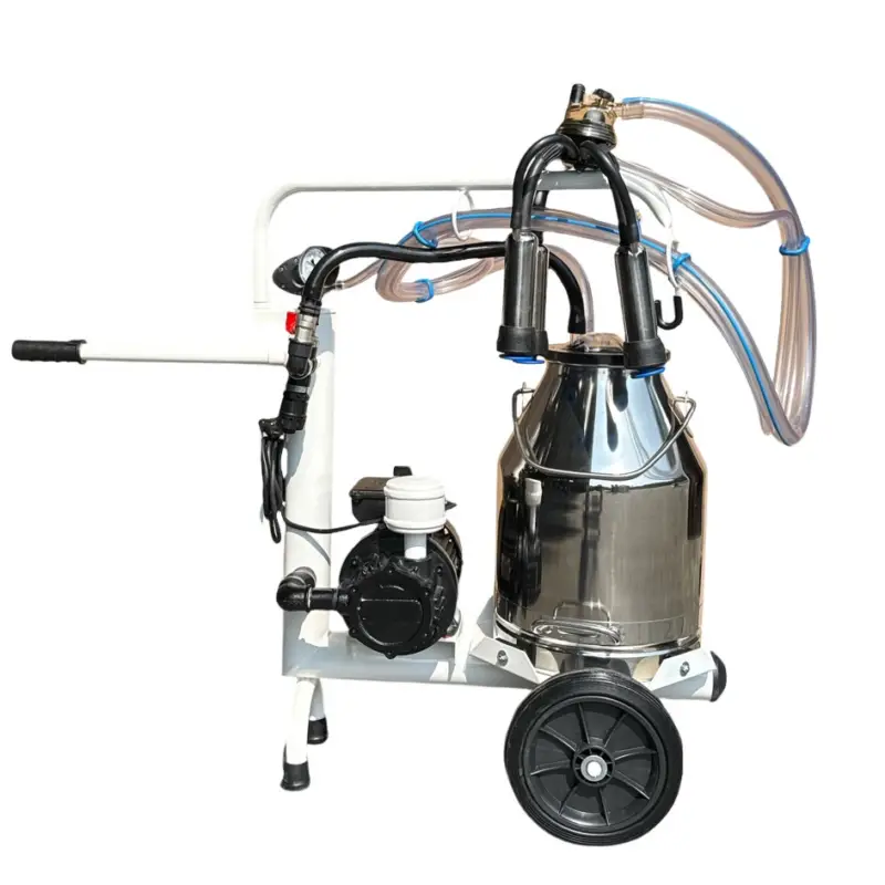 Minimelker Melkmaschine ohne Vakuumtank & 30L Edelstahl Melkeimer 230 Volt Beliebt