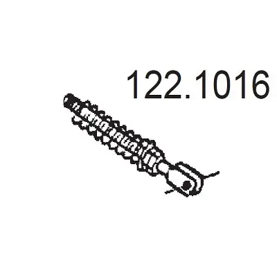 Saisonangebot Gabelkopfschraube M20 +Mutter Typ 800