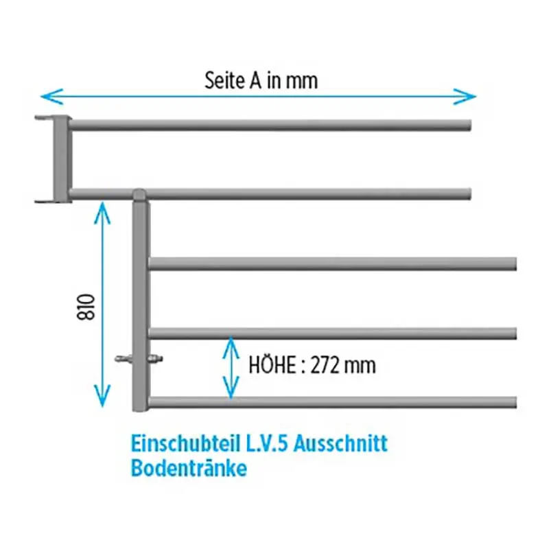 Einschubteil für Bodentränke L.V.5. für 2" Grundteil Kracherpreis