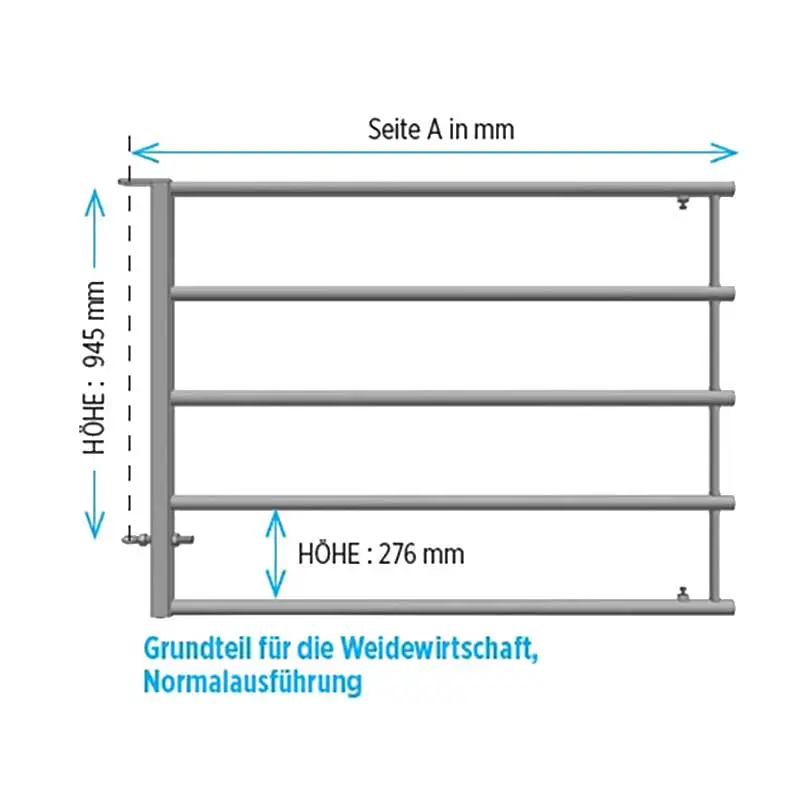 Preisreduziert Grundteil 5-rohrig 2" 3,5 m