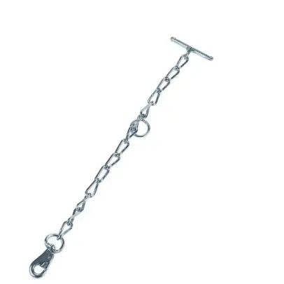 Ausverkauf Kettenteil eint.60cm, Drehkarabiner 6 mm