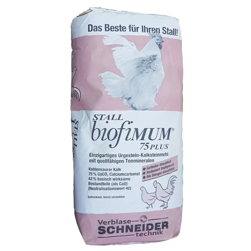 biofiMUM 75 plus Huhn 18 kg bindet Gerüche im Hühnerstall Sonderangebot