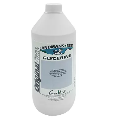 Expressversand Dippmittel Glycerin 99% BP Standard 1 l-Flasche LANDMANSBEST