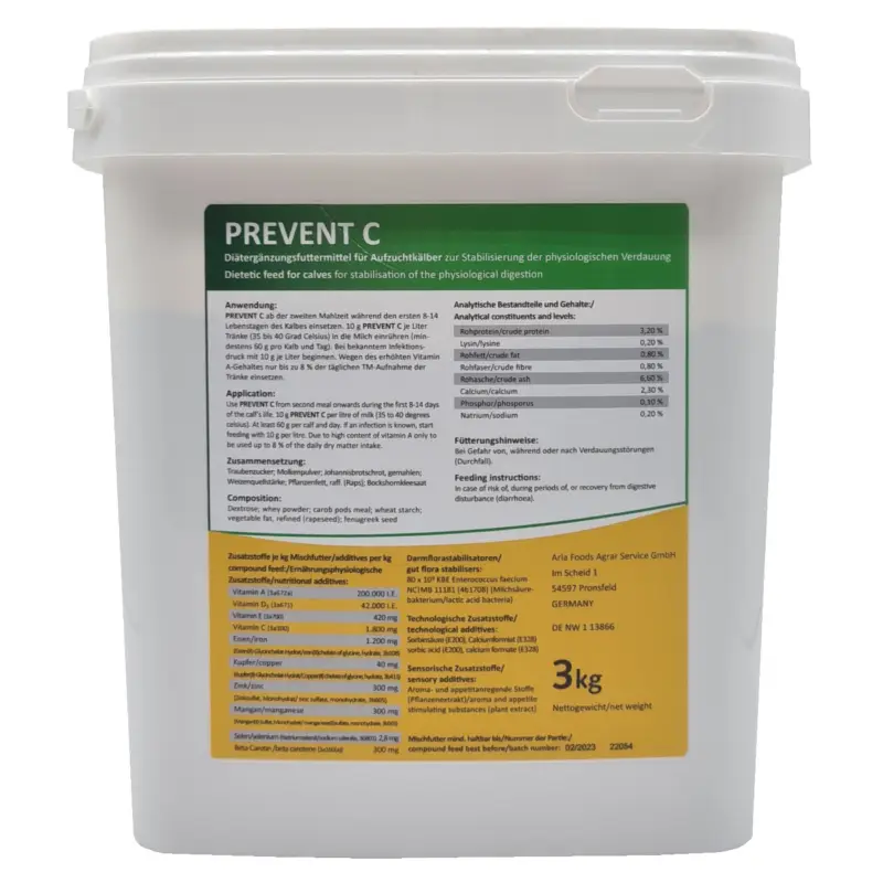 Prevent C 3 kg Kälberstarter BEWITAL agri Echt