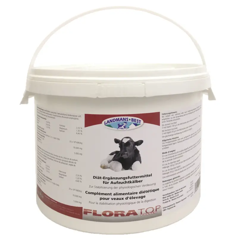 Floratop Pulver 2kg bei Kälberdurchfall LANDMANS BEST Neu