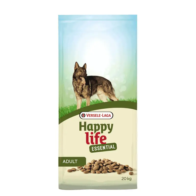 Hundefutter Happy Life Essential Kroketten 20kg Super-Preis