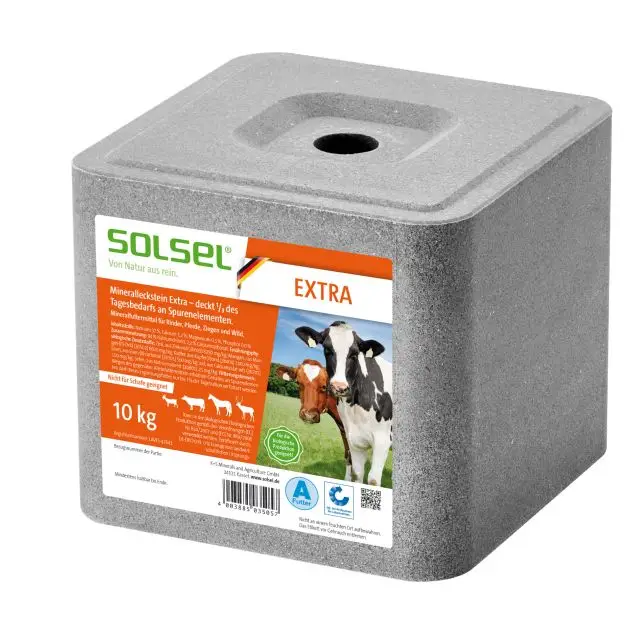 SOLSEL® EXTRA | 10 kg |Mineralleckstein für Rinder, Pferde, Ziegen & Wild Top-Angebot