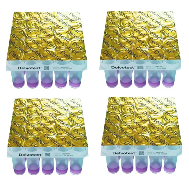 Beliebt Delvotest® T 100 Ampoulen – Hemmstofftest Milch zur Erkennung von mikrobieller Wachstumshemmung wie Antibiotikarückständen