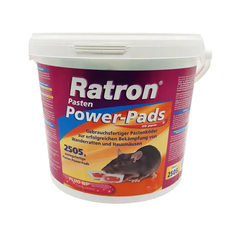 Rabatt Rattengift Power-Pads 2,5 kg 29 ppm Rattengift / Mäusegift Sachkundenachweispflichtig