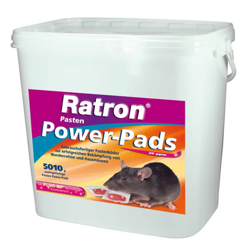 Beliebt Rattengift Ratron® Power Pads 5 kg 29ppm Rattengift / Mäusegift Sachkundenachweispflichtig
