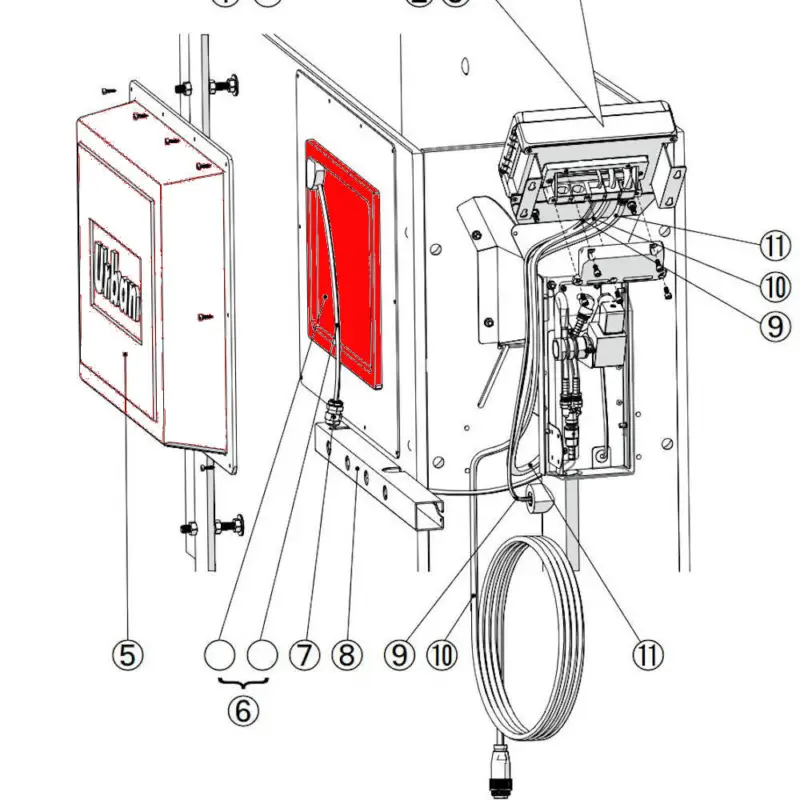 Neue Ware ISO Antenne 3m Leitung 3426 Seitenanbau