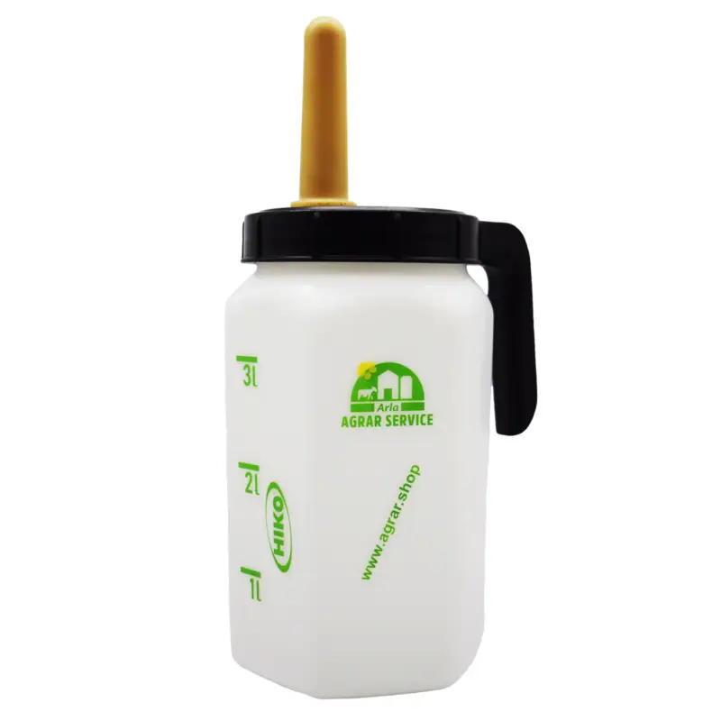 Bestseller Kälbertränkeflasche 3l m. 1-Click-Ventil
