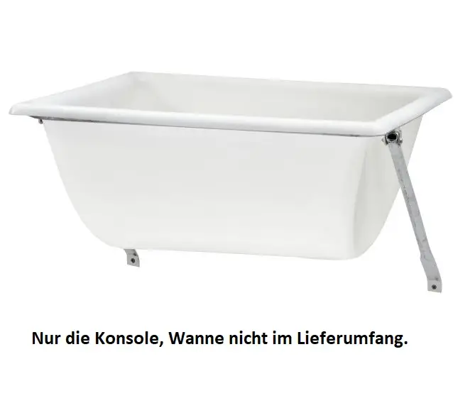Neuheit Spülwanne Wandkonsole 60 N aus Kunststoff