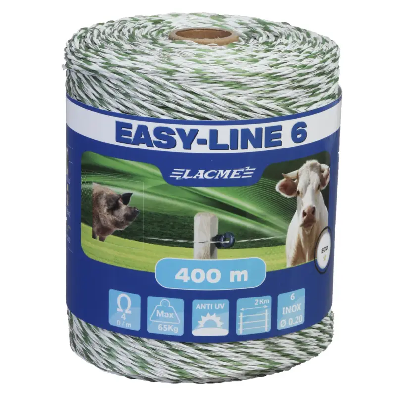 Saisonangebot Weidezaunlitze 400 m EASY-LINE 6 Litze