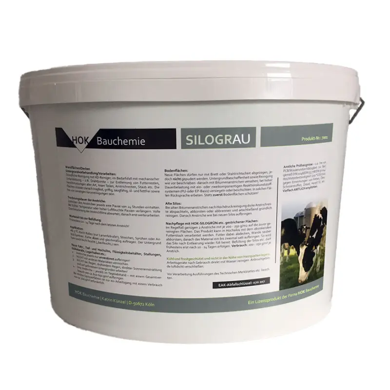 HOK Siloanstrichfarbe | Silograu RAL 7035 | 20 kg Jetzt Kaufen