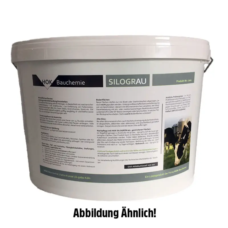 Bestpreis HOK Siloanstrichfarbe | Siloweiß | 20 kg