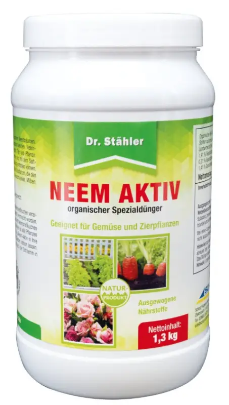 Sonderangebot Neem Aktiv Dünger - organischer Spezialdünger| 1,3 kg | Dr. Stähler