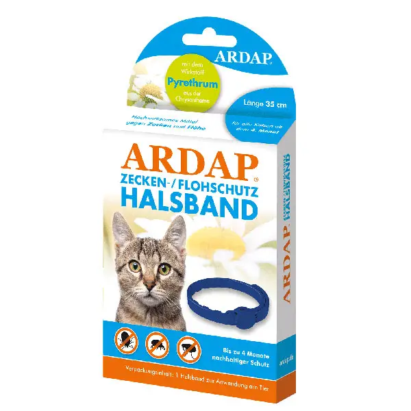 Schnäppchen Ardap Zecken- und Flohhalsband für Katzen