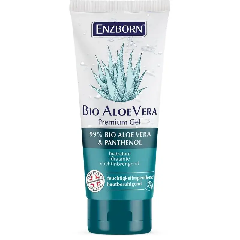 Begrenztes Angebot Bio Aloe Vera Premium Gel 100ml Tube | mit Bio-Aloe Vera und Panthenol Enzborn®